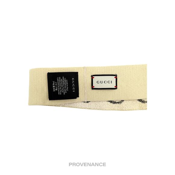 🔴 Gucci Logo Headband - Off-White - Picture 3 of 7
